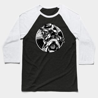 Space X Skull Baseball T-Shirt